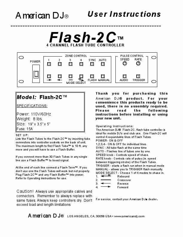 American DJ DJ Equipment Flash-2C-page_pdf